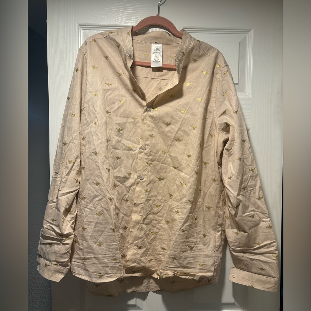 Aladdin magic Lamp Button Down Shirt Size XL